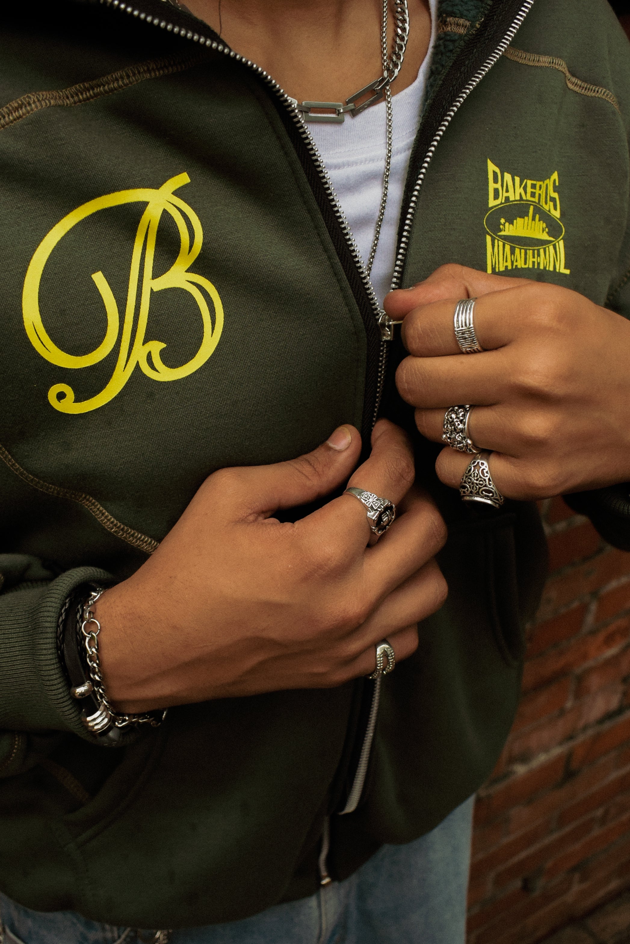 B CITIES FULL ZIP HOODIE