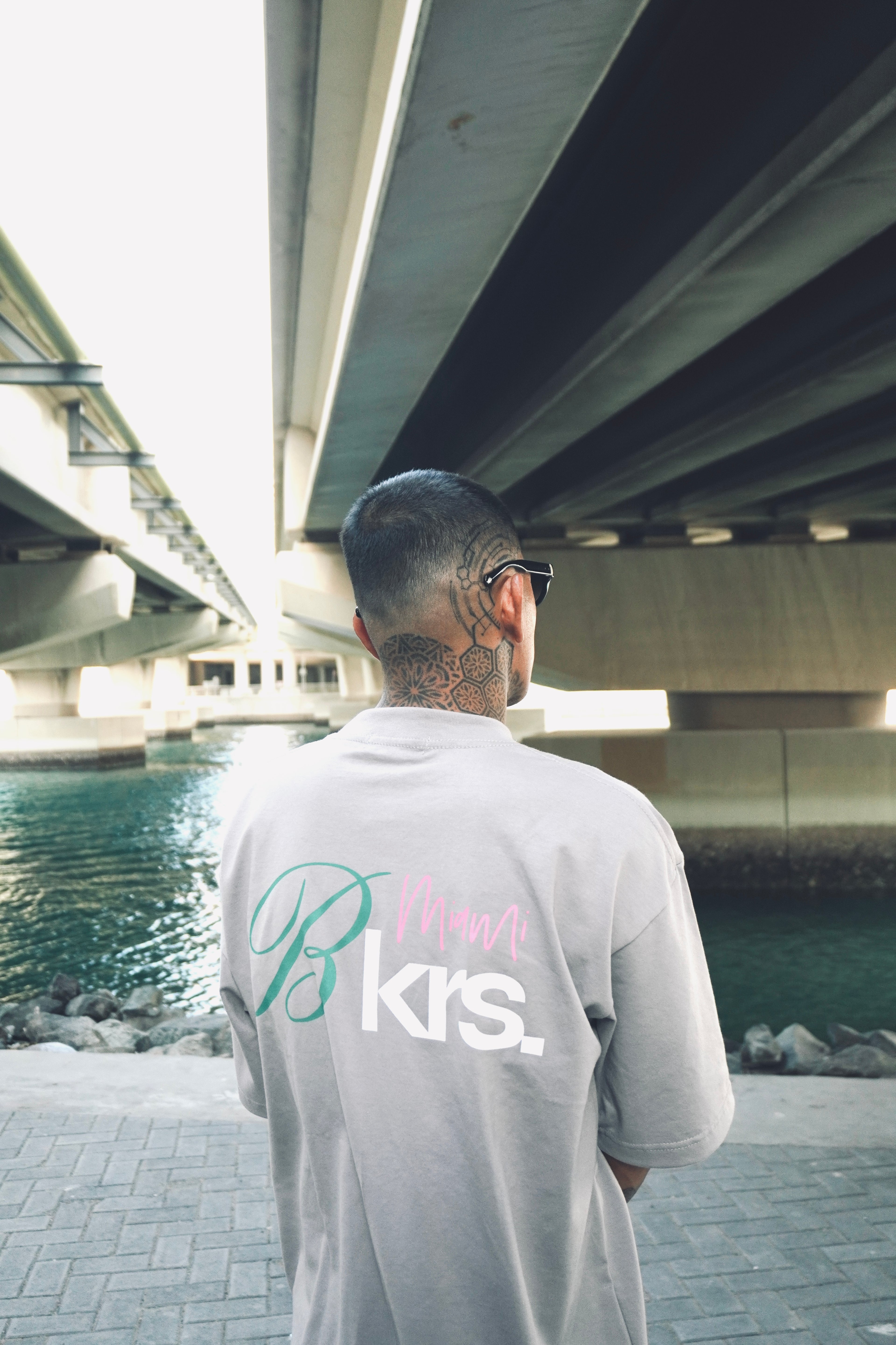 Ash Grey - Basic Tee "Miami"