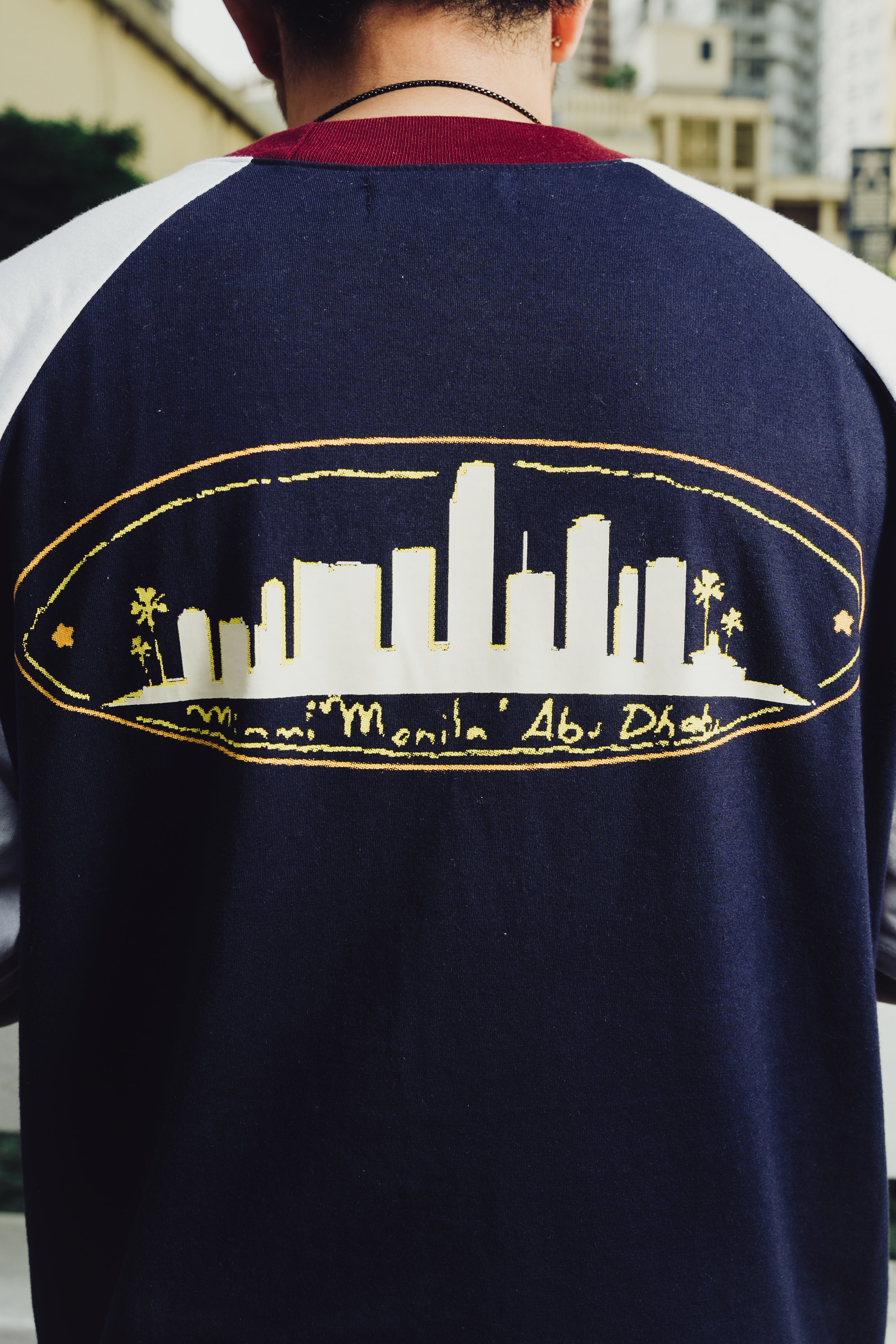 Navy - PH Tri Tone Raglan