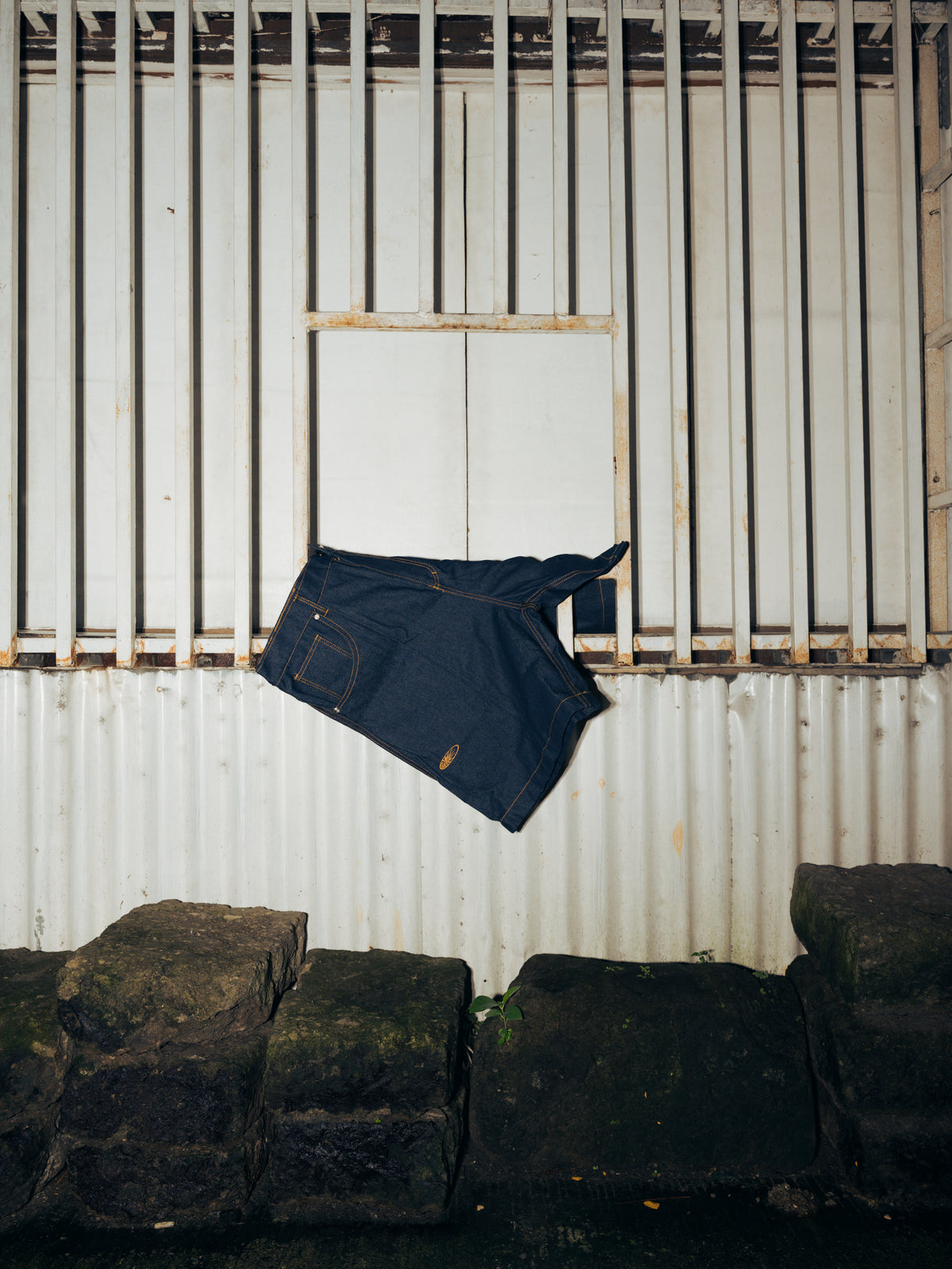 Dark Blue Denim Jorts