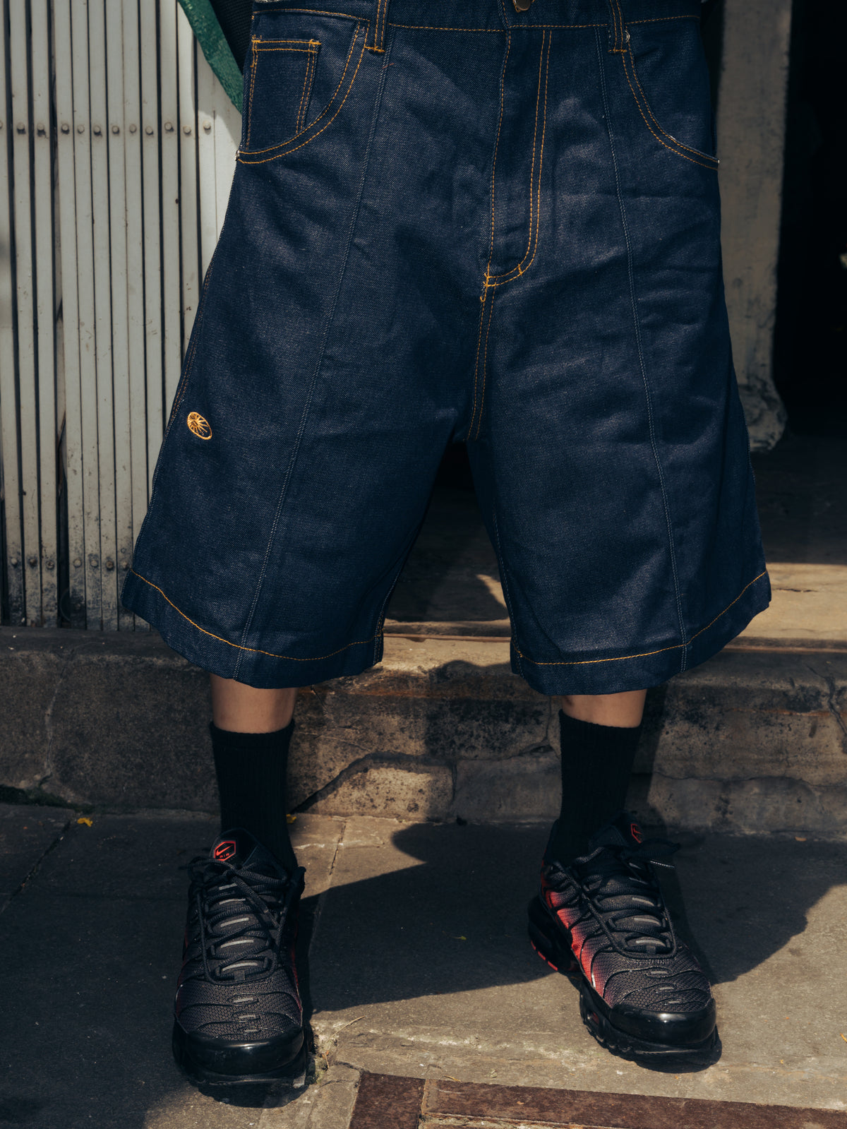 Dark Blue Denim Jorts