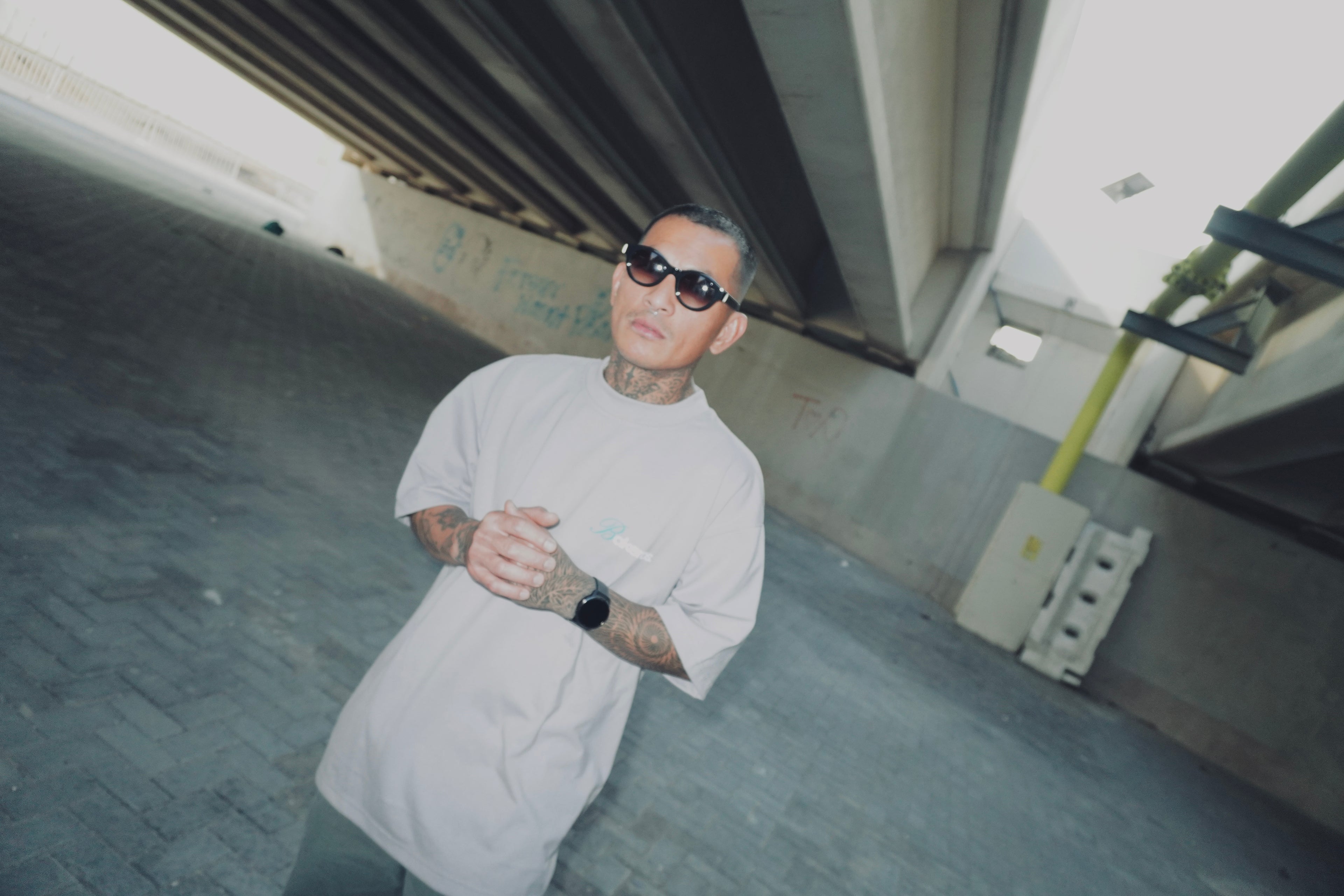 Ash Grey - Basic Tee "Miami"