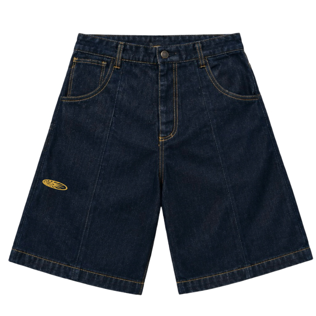 Dark Blue Denim Jorts
